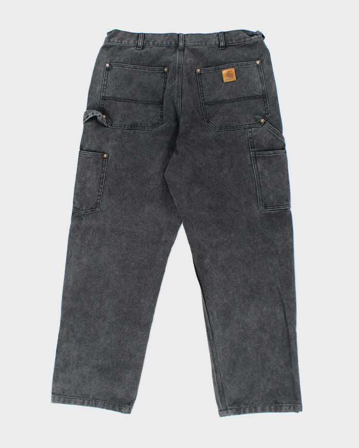 Vintage 2000's Carhartt Faded Double Knee Carpenter Trousers - W30 L28