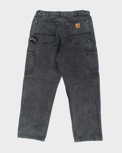 Vintage 2000's Carhartt Faded Double Knee Carpenter Trousers - W30 L28