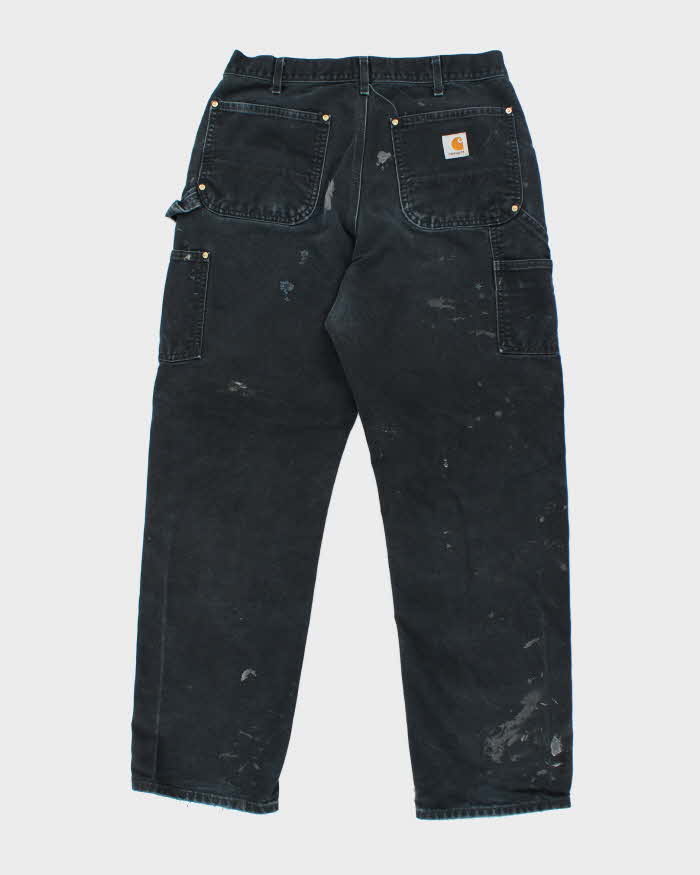 Vintage Carhartt Paint Splatted Double Knee Carpenter Trousers - W28 L29