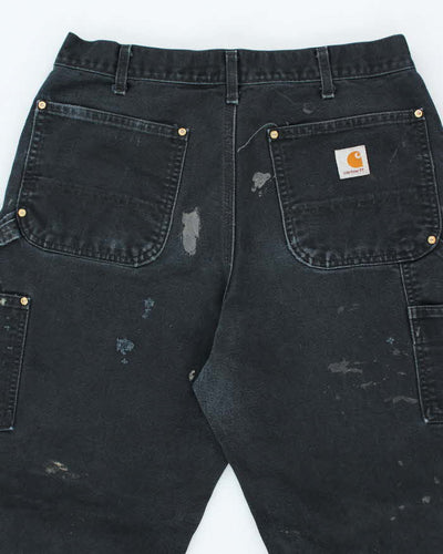 Vintage Carhartt Paint Splatted Double Knee Carpenter Trousers - W28 L29
