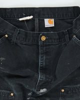 Vintage Carhartt Paint Splatted Double Knee Carpenter Trousers - W28 L29