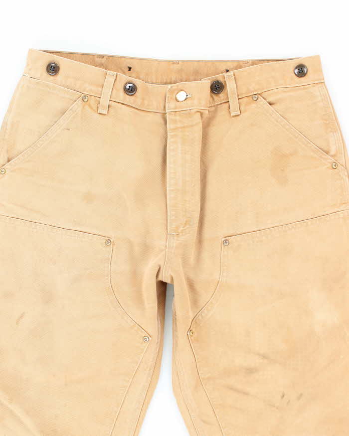 Vintage Carhartt Faded Heavyweight Double Knee Carpenter Trousers - W34 L27