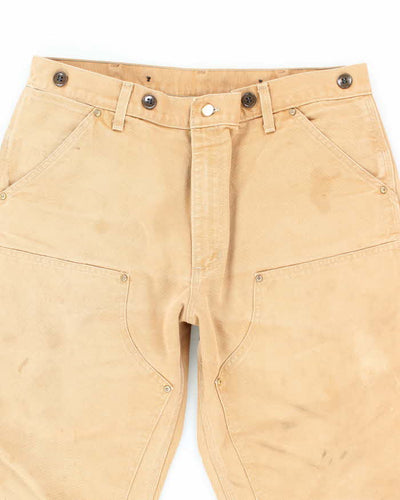 Vintage Carhartt Faded Heavyweight Double Knee Carpenter Trousers - W34 L27
