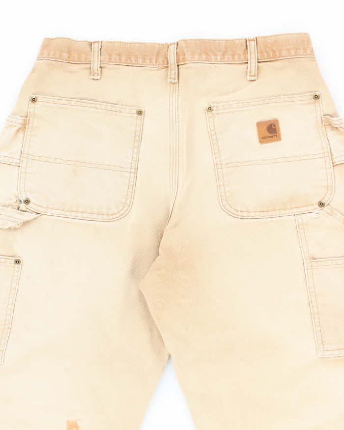Vintage Carhartt Brown Heavyweight Double Knee Carpenter Trousers - W30 L31