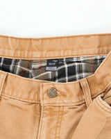 Vintage Carhartt Brown Lined Single Knee Carpenter Trousers - W30 L30