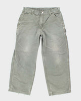 Vintage Carhartt Green Single Knee Carpenter Trousers - W32 L26