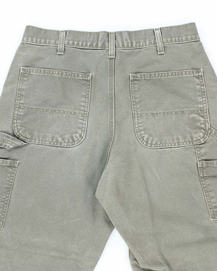 Vintage Carhartt Green Single Knee Carpenter Trousers - W32 L26