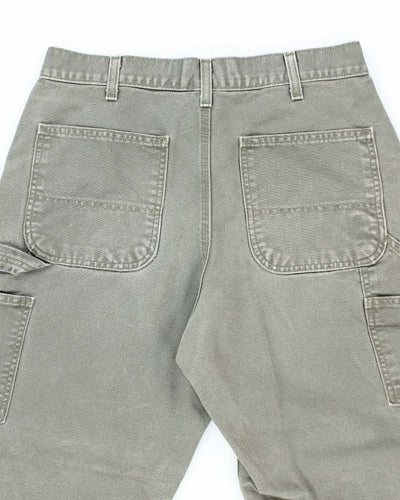 Vintage Carhartt Green Single Knee Carpenter Trousers - W32 L26