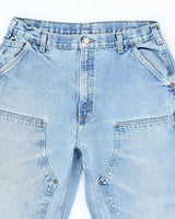 Vintage Carhartt Denim Double Knee Carpenter Trousers - W34 L34