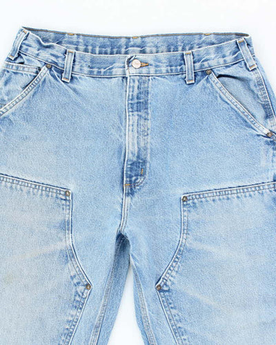 Vintage Carhartt Denim Double Knee Carpenter Trousers - W34 L34
