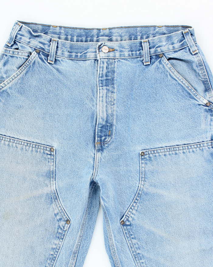 Vintage Carhartt Denim Double Knee Carpenter Trousers - W34 L34