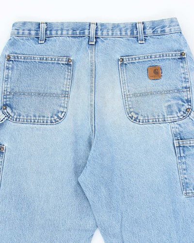 Vintage Carhartt Denim Double Knee Carpenter Trousers - W34 L34