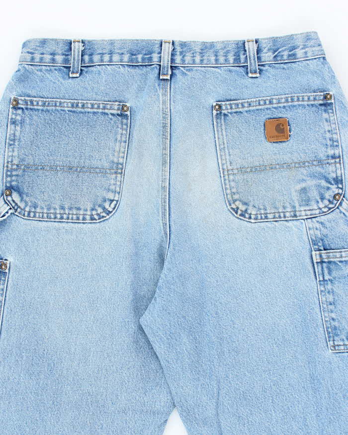Vintage Carhartt Denim Double Knee Carpenter Trousers - W34 L34