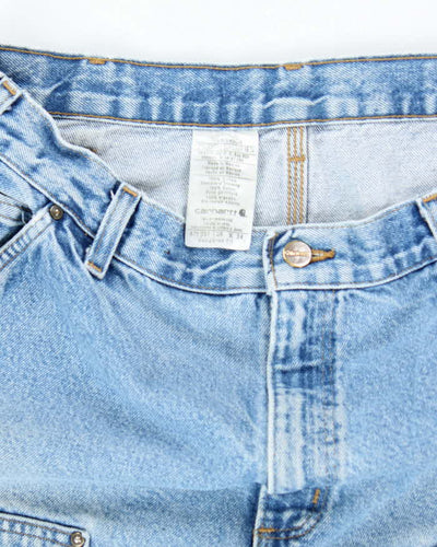 Vintage Carhartt Denim Double Knee Carpenter Trousers - W34 L34