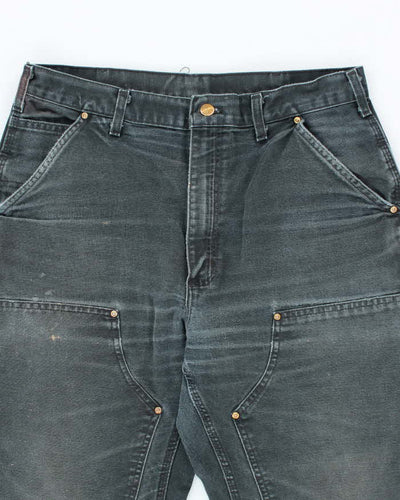 Vintage Carhartt Black Double Knee Carpenter Trousers - W32 L32