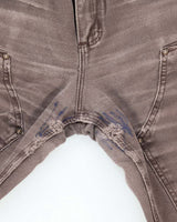 Vintage Carhartt Brown Faded Double Knee Carpenter Trousers - W28 L30