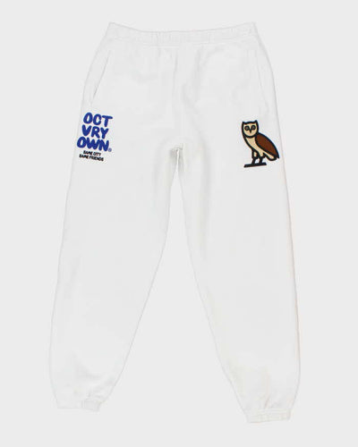 Octobers Very Own Heavyweight Graphic Print Tracksuit Bottoms - W32 L28