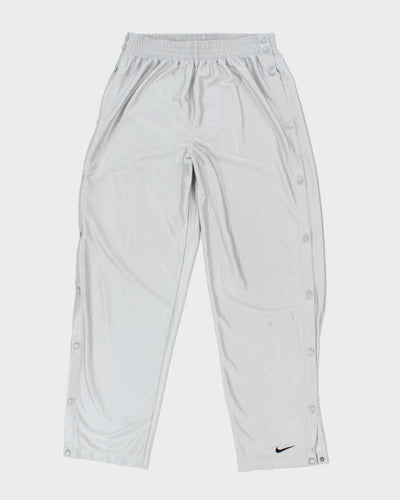 Vintage 90's Nike Full Leg Popper Tracksuit Bottoms - L