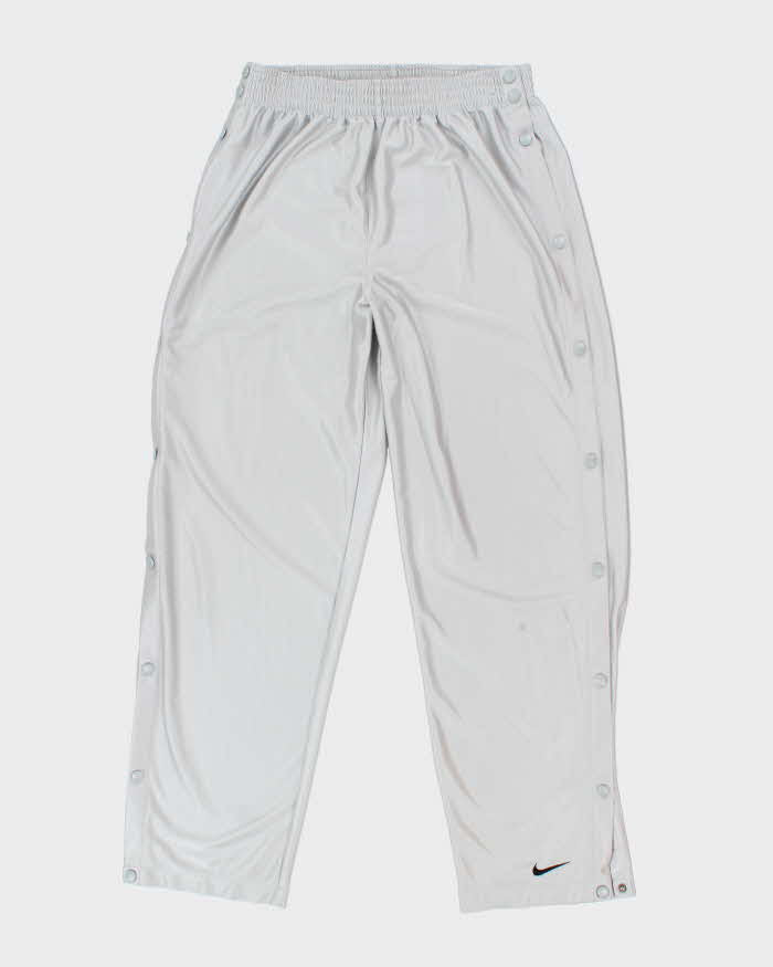 Vintage 90's Nike Full Leg Popper Tracksuit Bottoms - L