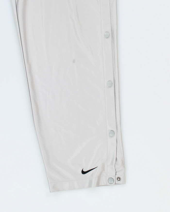 Vintage 90's Nike Full Leg Popper Tracksuit Bottoms - L