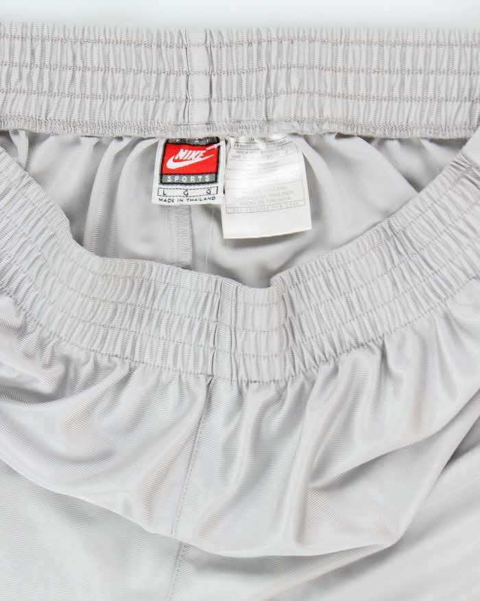 Vintage 90's Nike Full Leg Popper Tracksuit Bottoms - L