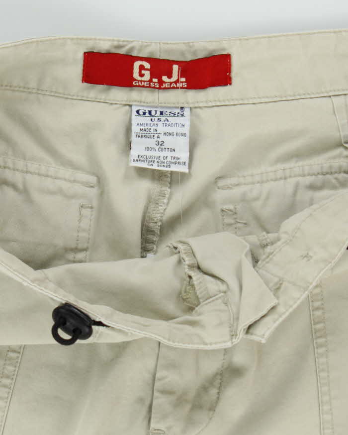Vintage Y2K Guess Adjustable Parachute Utility Trousers - W32 L29