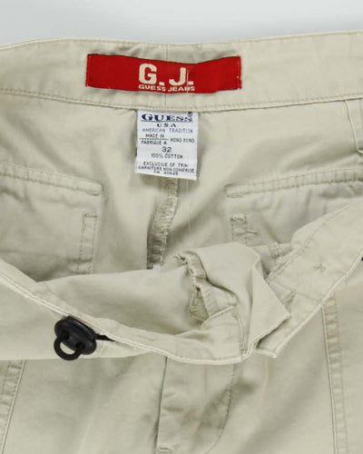 Vintage Y2K Guess Adjustable Parachute Utility Trousers - W32 L29