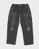 Vintage 2000's Carhartt Faded Double Knee Carpenter Trousers - W32 L27
