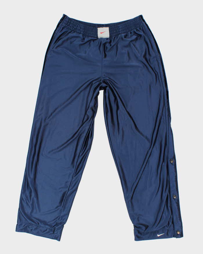 Vintage Y2K Nike Heavyweight Leg Popper Track Suit Bottoms - L