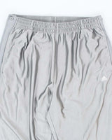 Vintage 90's Adidas Wide Leg Popper Track Suit Bottoms - XL