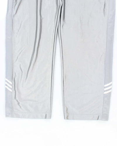 Vintage 90's Adidas Wide Leg Popper Track Suit Bottoms - XL