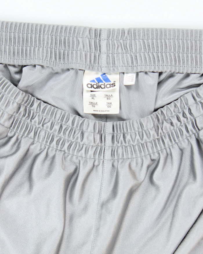 Vintage 90's Adidas Wide Leg Popper Track Suit Bottoms - XL
