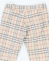 Vintage Y2K Burberry Nova Check Slim Fit Patterned Trousers - W30 L30