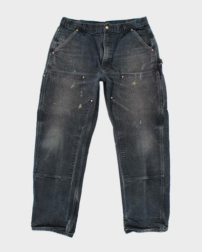 Vintage Carhartt Heavyweight Faded Double Knee Carpenter Trousers - W32 L29