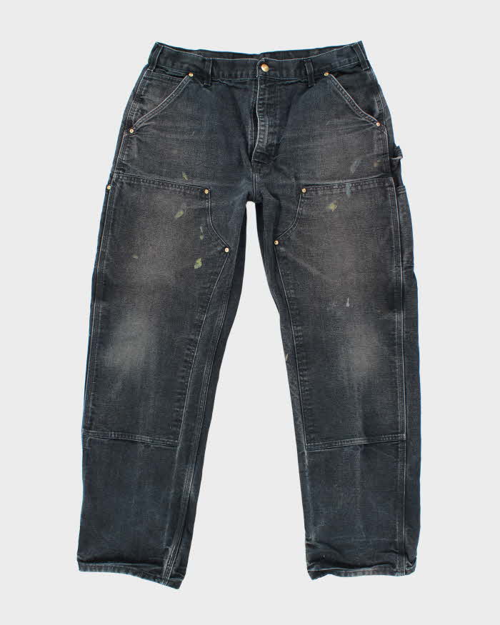 Vintage Carhartt Heavyweight Faded Double Knee Carpenter Trousers - W32 L29