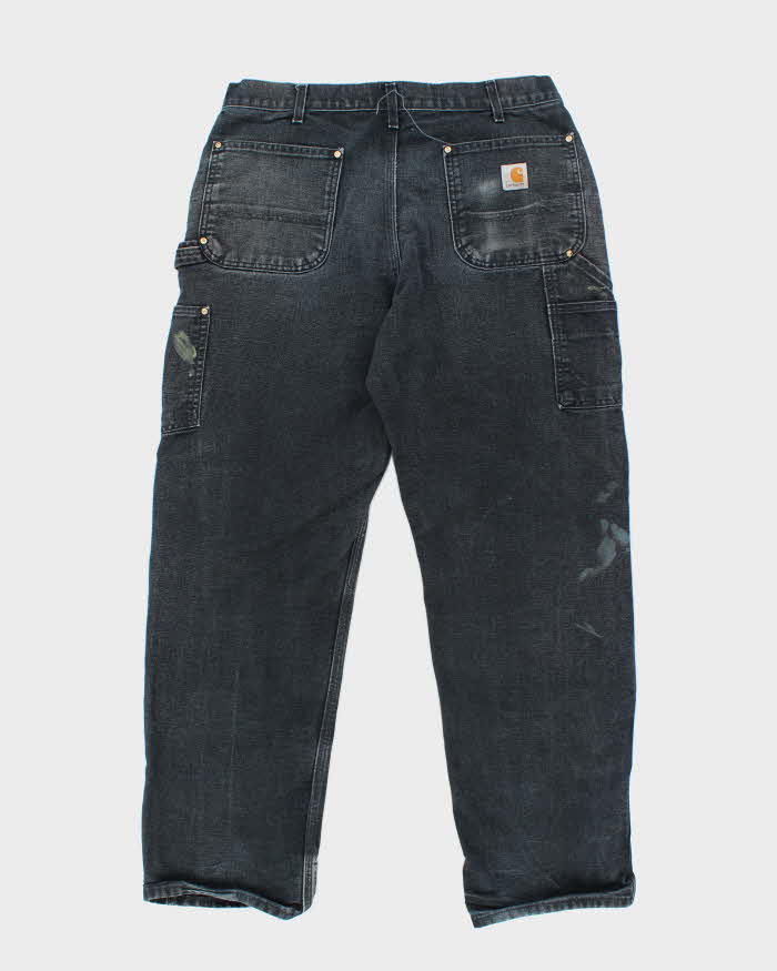 Vintage Carhartt Heavyweight Faded Double Knee Carpenter Trousers - W32 L29