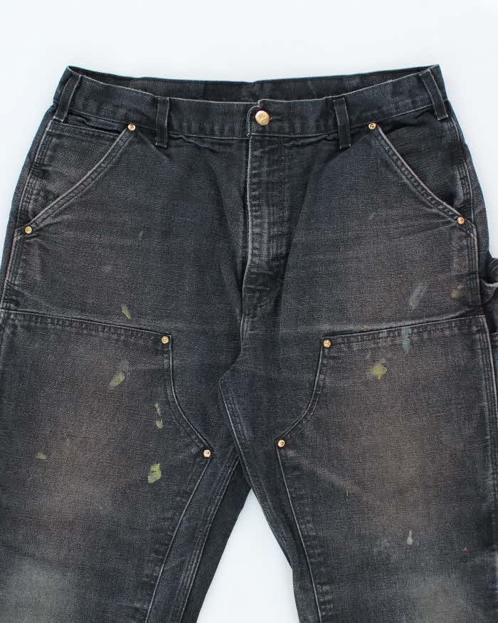 Vintage Carhartt Heavyweight Faded Double Knee Carpenter Trousers - W32 L29