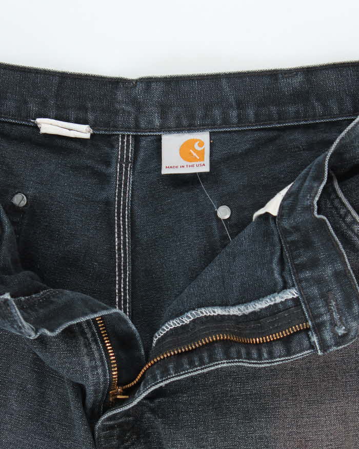Vintage Carhartt Heavyweight Faded Double Knee Carpenter Trousers - W32 L29