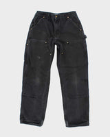 Vintage Carhartt Heavyweight Faded Double Knee Carpenter Trousers - W32 L32