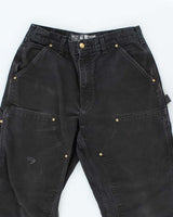 Vintage Carhartt Heavyweight Faded Double Knee Carpenter Trousers - W32 L32