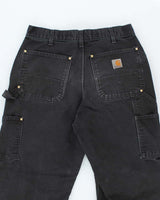 Vintage Carhartt Heavyweight Faded Double Knee Carpenter Trousers - W32 L32