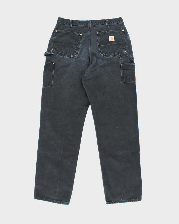 Vintage 2000's Carhartt Faded Heavyweight Double Knee Carpenter Trousers - W32 L33