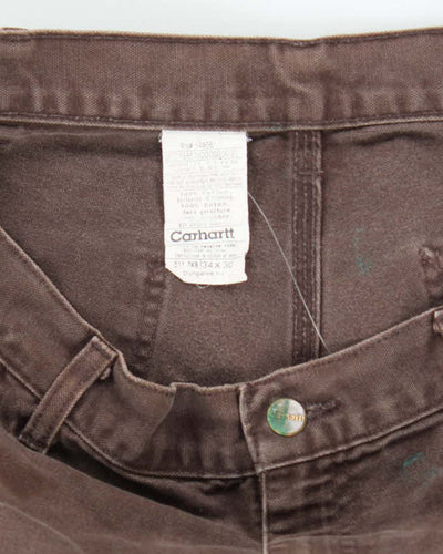 Vintage Carhartt Heavyweight Single Knee Carpenter Trousers - W32 L28
