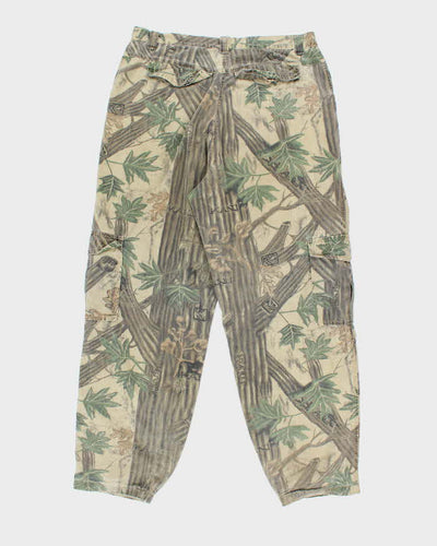 Vintage 90's Karl Kani Camouflage Wide Leg Cargo Trousers - W36 L31