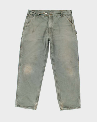 Vintage 90's Carhartt Heavyweight Lined Single Knee Carpenter Trousers - W36 L31