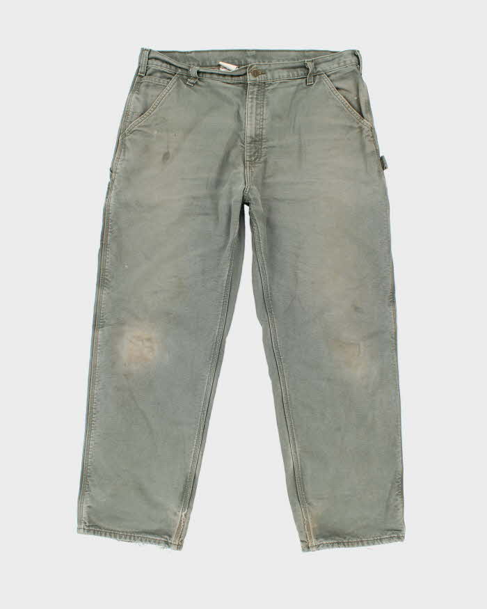 Vintage 90's Carhartt Heavyweight Lined Single Knee Carpenter Trousers - W36 L31