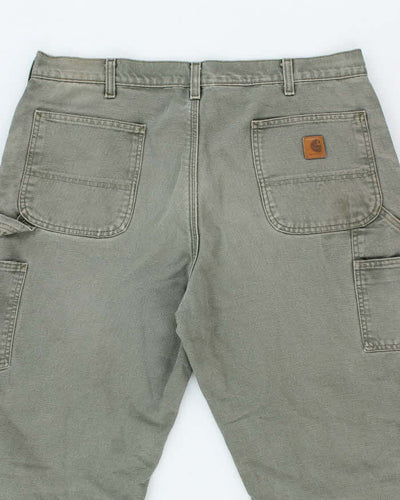 Vintage 90's Carhartt Heavyweight Lined Single Knee Carpenter Trousers - W36 L31