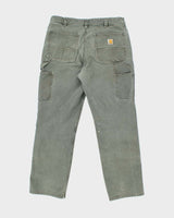 Vintage 2000's Carhartt Heavyweight Double Knee Carpenter Trousers - W32 L28