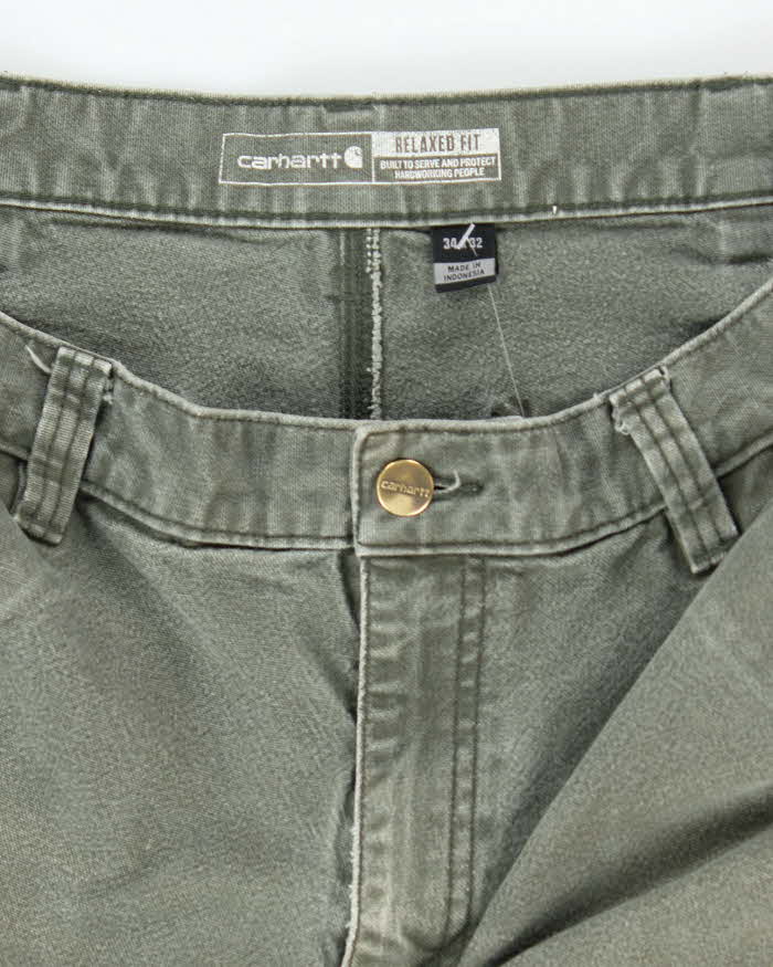 Vintage 2000's Carhartt Heavyweight Double Knee Carpenter Trousers - W32 L28