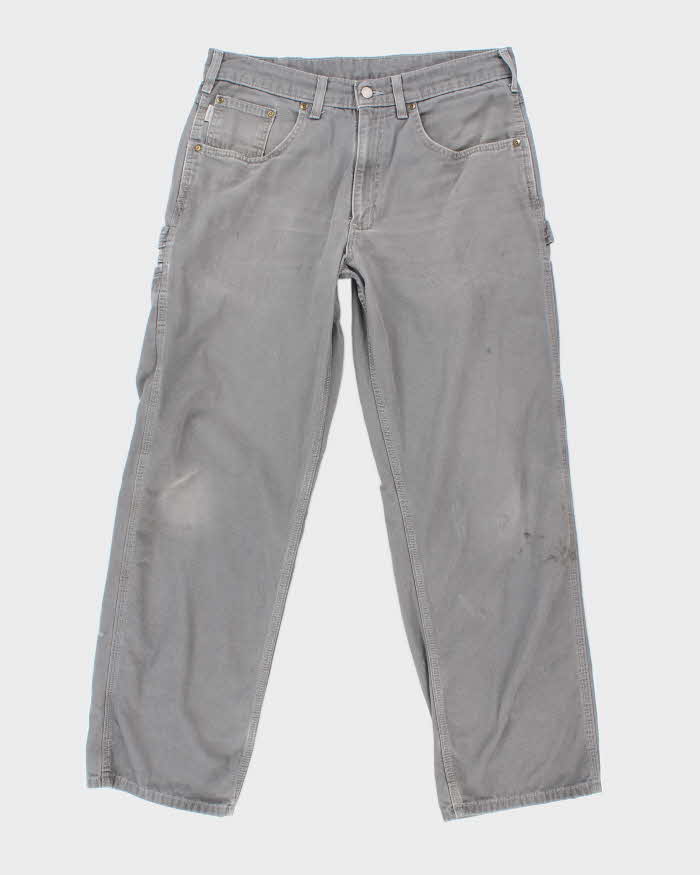 Vintage 2000's Carhartt Faded Single Knee Carpenter Trousers - W34 L29